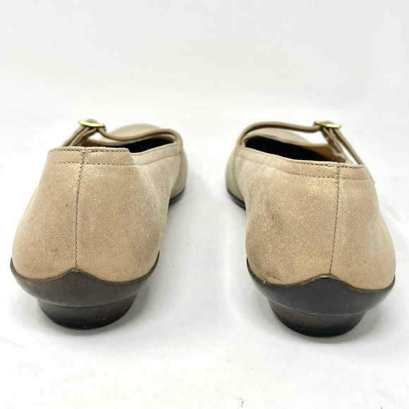 Salvatore Ferragamo Beige Suede Flats - Picture 5 of 11
